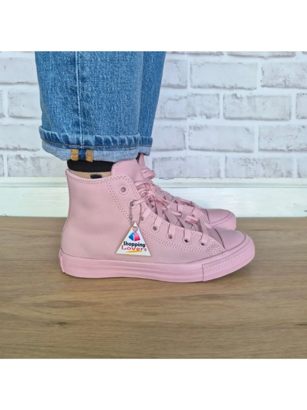 Converse Chuck Taylor All Star Nubuck Hi Pink Sz 5.5 Mens Shoes Sneakers A20395C
